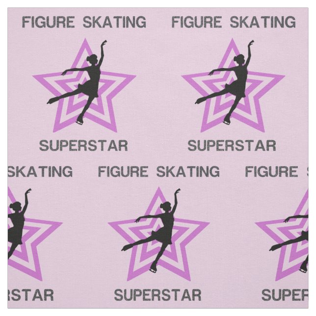 Tela Estructura superestrella de patinaje artístico (Retal)