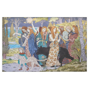 Tela Eugene Grasset - Panel Decorativo Armonía