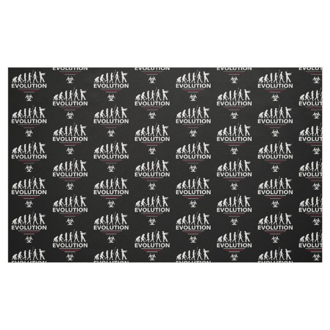 Tela Evolución zombie ("Cuarto gordo" (fat quarter))