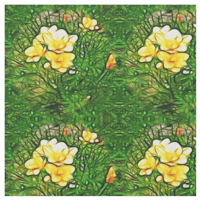 Tela Explosión del Freesia (De cerca)