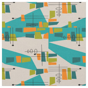 Tela Explosión Verde azulada