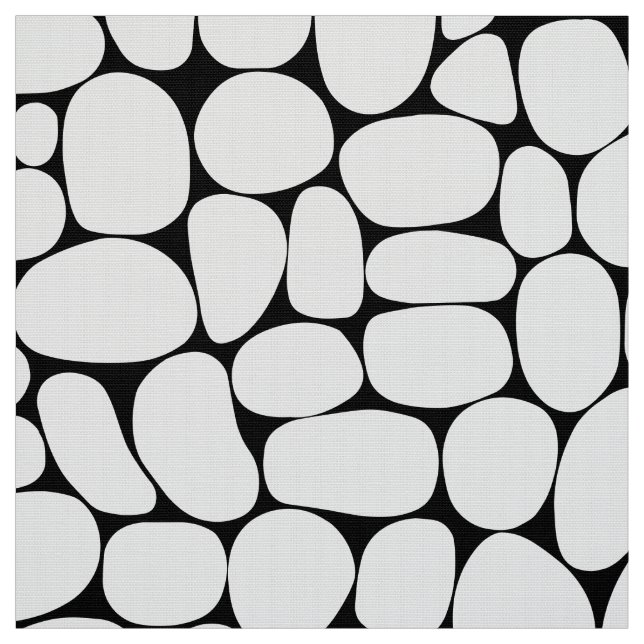 Tela Extracto 160417 - Blanco en negro (Retal)