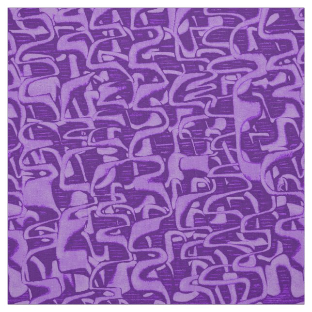 Tela Extracto psicodélico retro del problema (Retal)