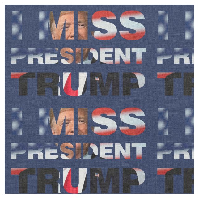 Tela Extraño Al Presidente Trump (De cerca)