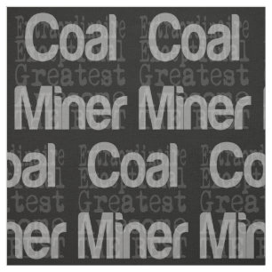 Tela Extraordinaria de Miner de Carbón