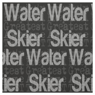 Tela Extraordinaria esquiadora de agua