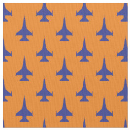 Tela F-16 Viper Fighter Jet Pattern Blue