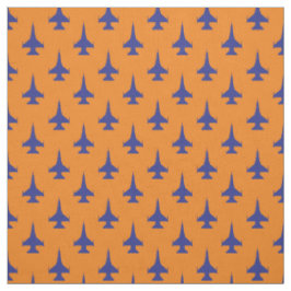 Tela F-16 Viper Fighter Jet Pattern Blue