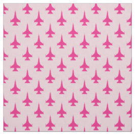 Tela F-16 Viper Fighter Jet Pattern Fuchsia