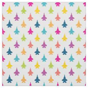 Tela F-35 Lightning Fighter Jets Pattern Bonito Rainbow