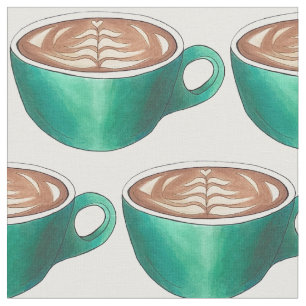 Tela F es para la Copa de café de latte blanco