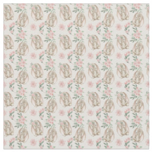 Tela Fabric Adorable De Conejo Bebé