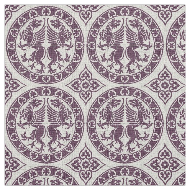 Tela Fabric bizantino Griffins (Retal)
