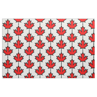 Tela Fabric canadiense de hojas de arce