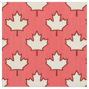 Tela Fabric canadiense de hojas de arce