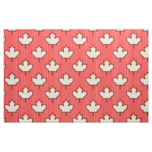 Tela Fabric canadiense de hojas de arce