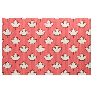 Tela Fabric canadiense de hojas de arce