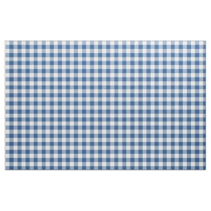 Tela Fabric clásico del patrón de Gingham azul