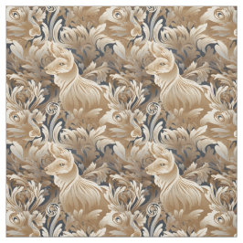 Tela Fabric con patrón de conejo