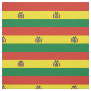 Tela Fabric de Bandera de Bolivia Patriótica