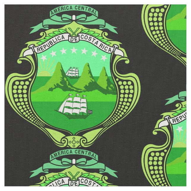 Tela Fabric de COA de Costa Rica (De cerca)