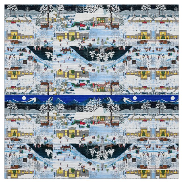 Tela Fabric de Navidades de Black Butte Ranch (Retal)