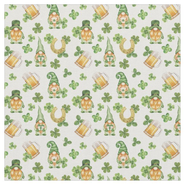 Tela Fabric de nómas de St. Patrick (De cerca)