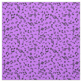 Tela Fabric de notas de música