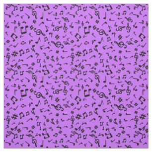 Tela Fabric de notas de música