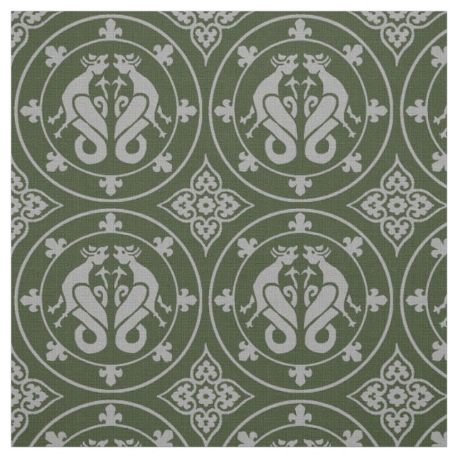 Tela Fabric de Wyverns Medieval (Retal)