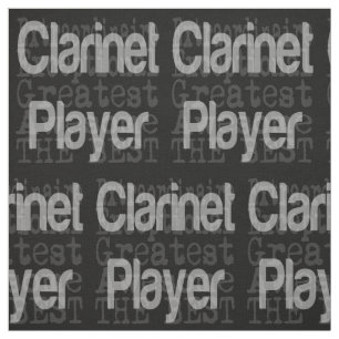 Tela Fabric Extraordinario del jugador de Clarinet