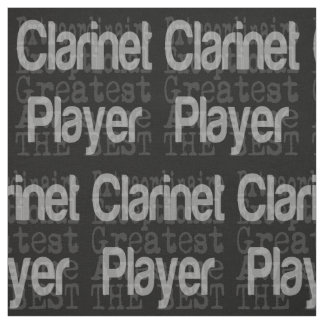 Tela Fabric Extraordinario del jugador de Clarinet