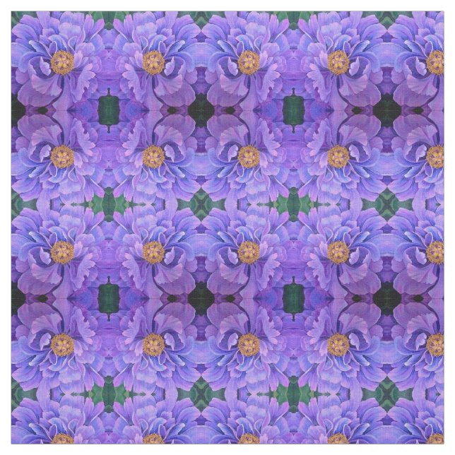 Tela Fabric - Lavender Peony (Retal)