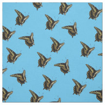 Fabric - Mariposas de cola tortuga