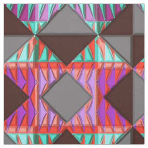 Tela Fabric moderno nativo americano 17 Personalizado