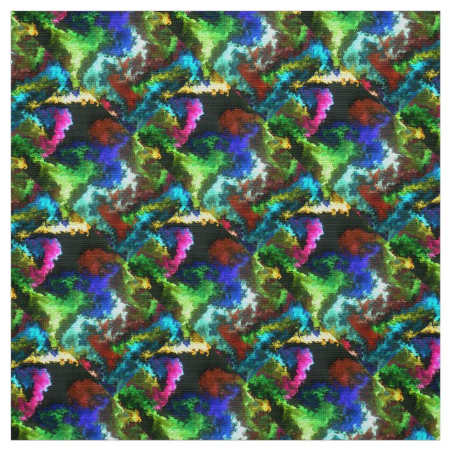Tela Fabric multicoloreado para todo propósito: vibrant (Retal)