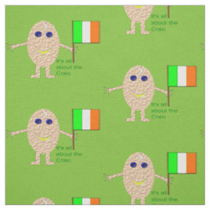 Tela Fabric patriótico irlandés de naves de huevo