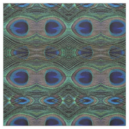 Tela Fabric Peacock Feathers