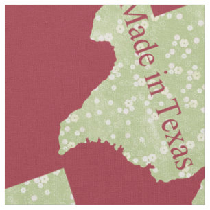 Tela Fabric Personalizado de mapas estatales de Texas