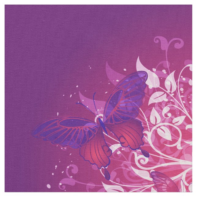 Tela Fabric Personalizado de mariposa Art 17 (De cerca)