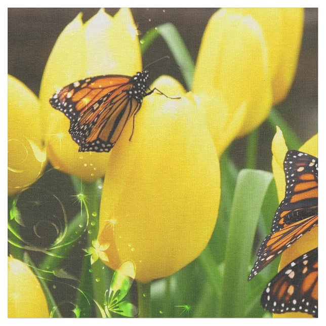 Tela Fabric Personalizado de mariposa Art 22 (De cerca)