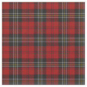 Tela Fabric - Red Tartan Macpherson Clan