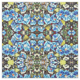 Tela Fabric - SG Blue Morning Glories