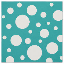 Fabric verde azulado de puntos