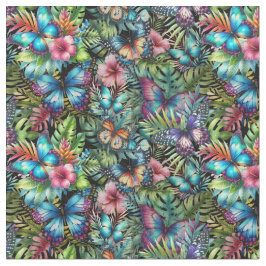 Tela Fabric with snowstorms “Flight in the jungle”