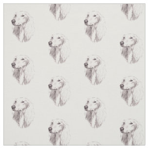Tela Fabricación de arte de perro Saluki Head