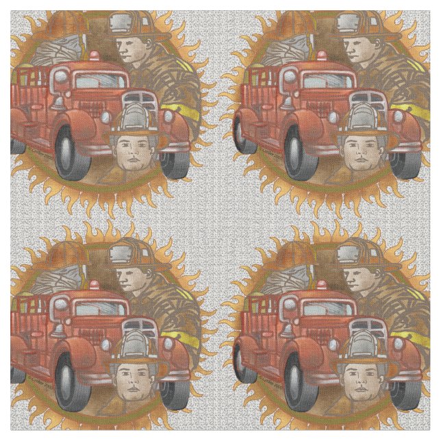 Tela Fabricación de bomberos de bomberos de bomberos de (De cerca)