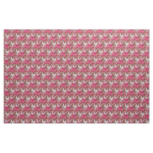Tela Fabricación de flor rosa en primavera