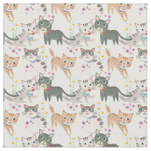 Tela Fabricación de gato súper cuta
