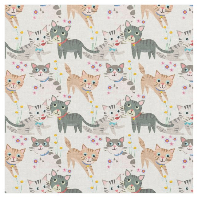 Tela Fabricación de gato súper cuta (De cerca)